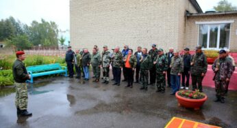 У Клімавіцкім раёне сфарміравалі першы атрад народнага апалчэння – фота