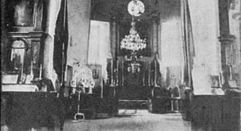 100 год таму былі зроблены фота неагатычнага касцёла ў Крычаве