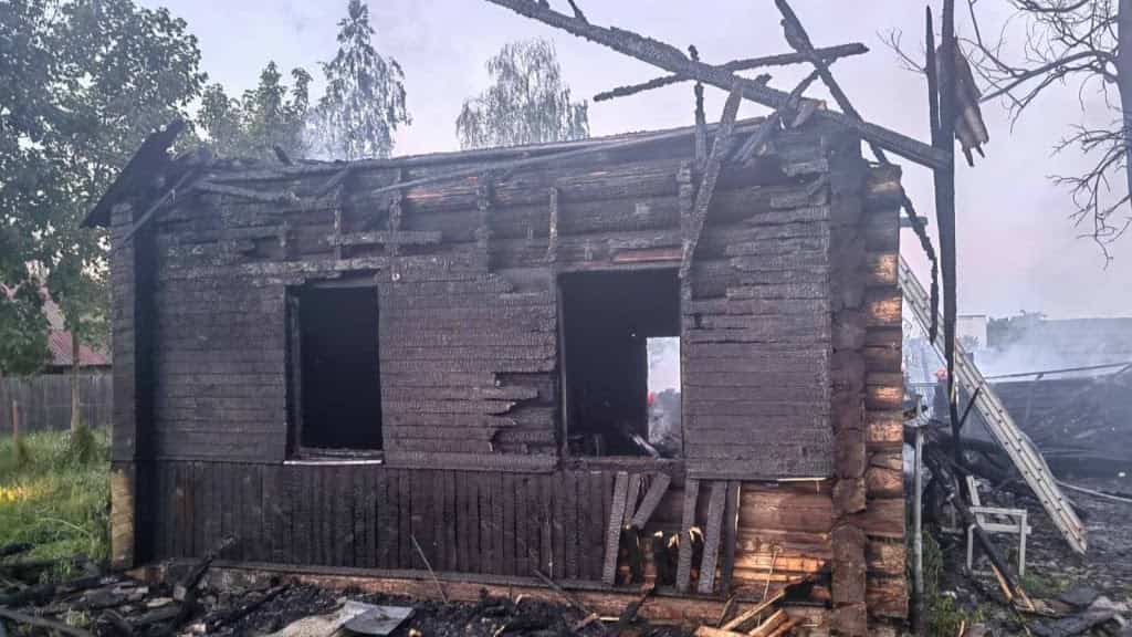 Магілёўская пенсіянерка загінула на пажары ў Шклоўскім раёне