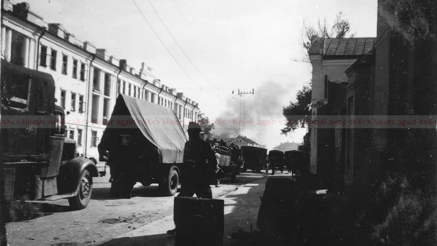 З’явіліся новыя фотаздымкі Магілёва ў першыя гадзіны пасля нямецкай акупацыі