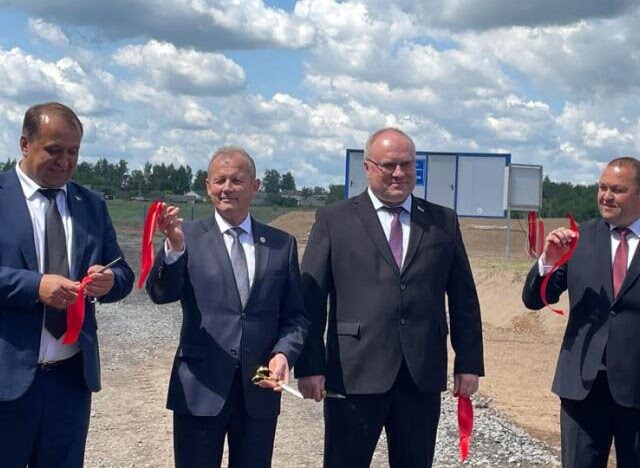 Пад Чавусамі з помпай адкрылі ачышчальныя збудаванні